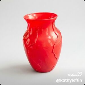 Elegant Red Vase
